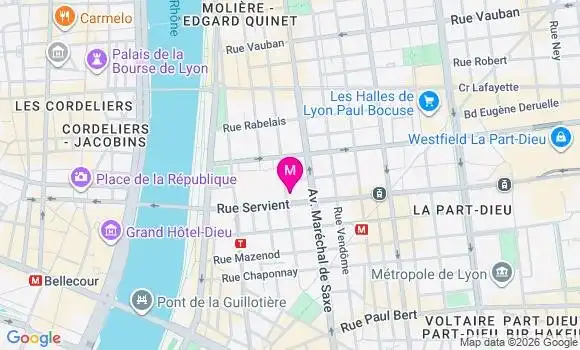 Localisation Mtre Greiner Sophie