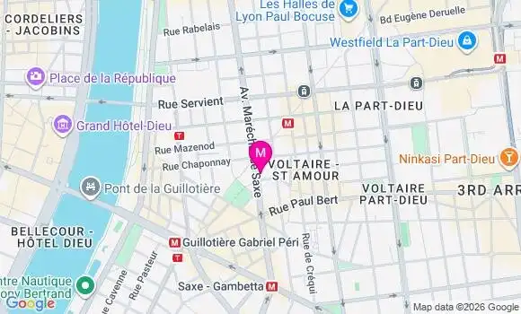 Localisation Mtre Koskas Frantz