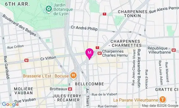 Localisation Mtre Louis Victoria