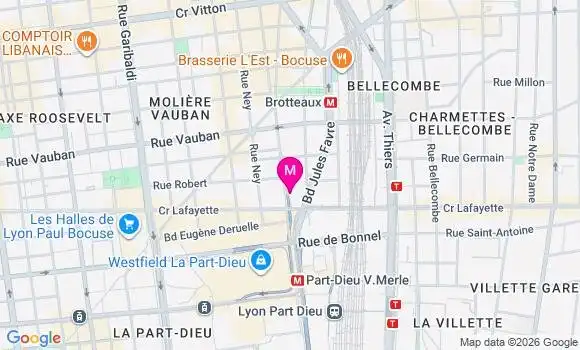 Localisation Mtre Marquet Sabine