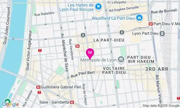 Localisation Mtre Martin Maximilien