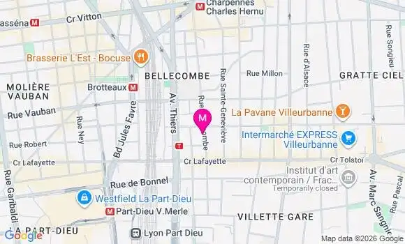 Localisation Mtre Palley Coralie