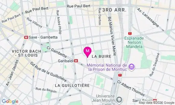 Localisation Mtre Trouttet Victor