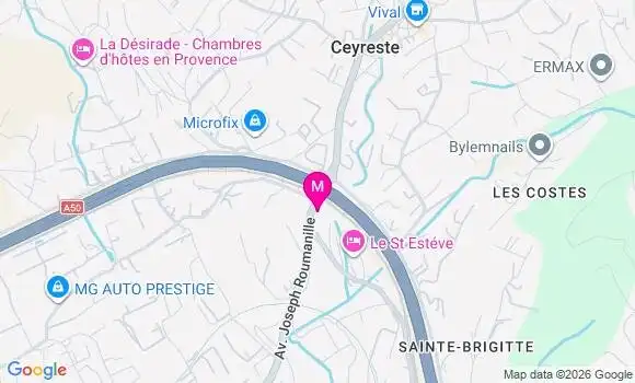 Localisation Mtre Auguste Alysée