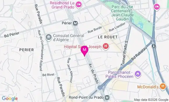 Localisation Mtre Boudet Capucine