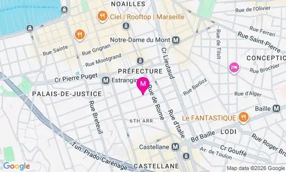Localisation Mtre Marchal Thomas