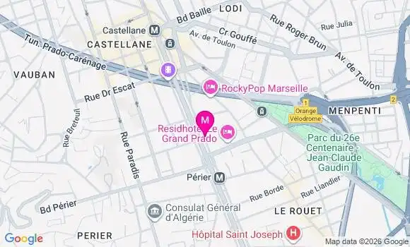 Localisation Mtre Petroni Caroline