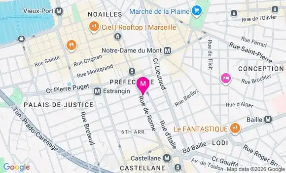Localisation Mtre Rhenter Pauline