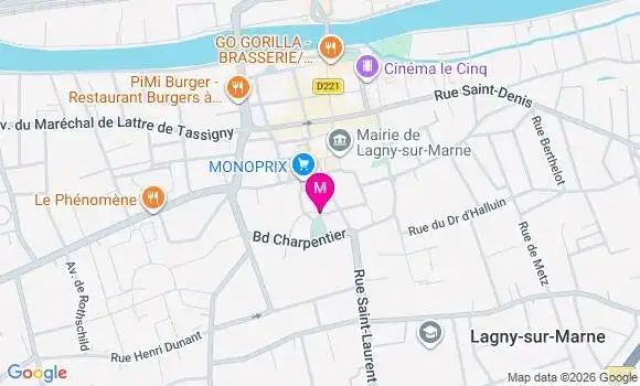 Localisation Mtre Graglia Amélie