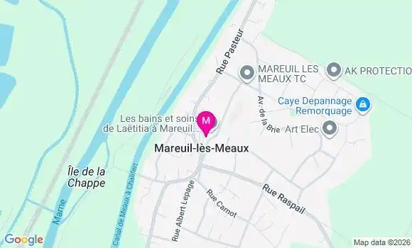 Localisation Mtre Jacquet Vinciane