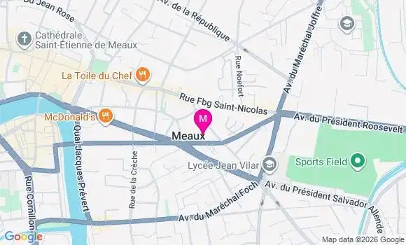 Localisation Mtre Margerie Estelle