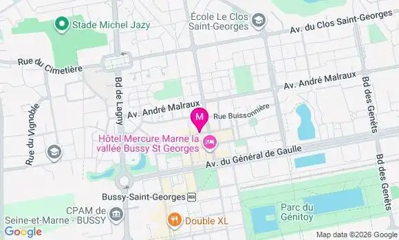 Localisation Mtre Sagory Audrey