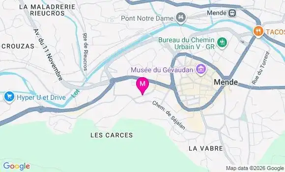 Localisation Mtre Cauliez Alexia