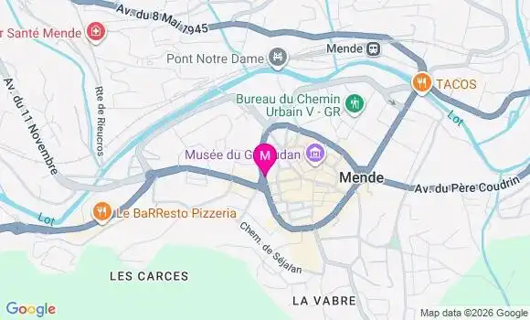 Localisation Mtre Gousseau Luc Etienne