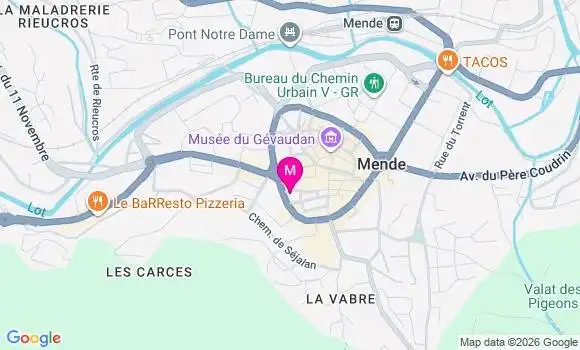 Localisation Mtre Saint Leger Ludivine