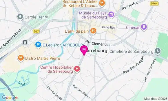 Localisation Mtre Albrecht Nadine