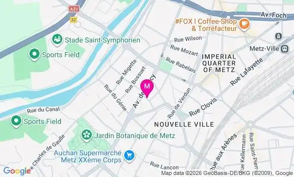 Localisation Mtre Annezer Leslie