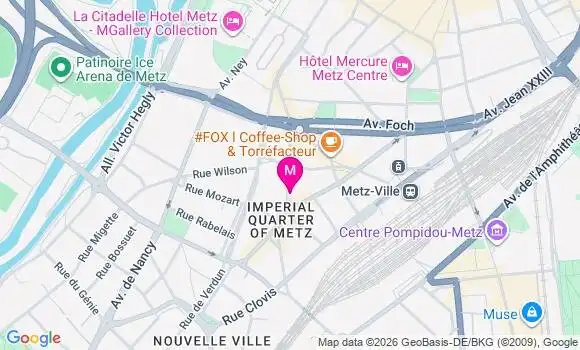 Localisation Mtre Branchet Bernard