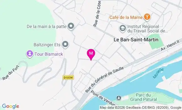 Localisation Mtre Dellinger Laurence