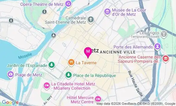 Localisation Mtre Franchini Tiffany