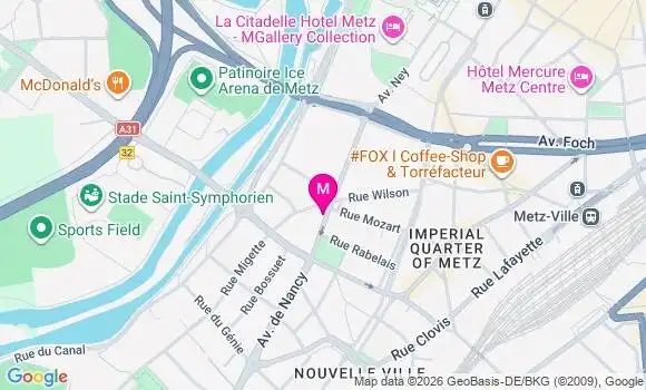 Localisation Mtre Frottier Noémie