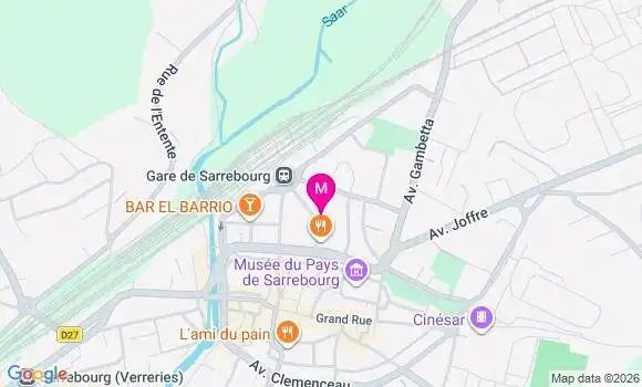 Localisation Mtre Grieci Stéphanie