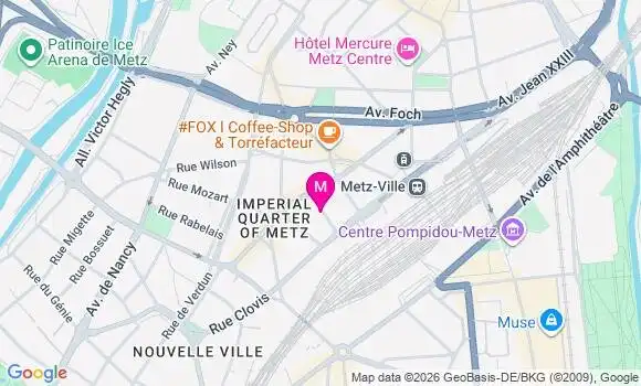 Localisation Mtre Serrano Nicolas
