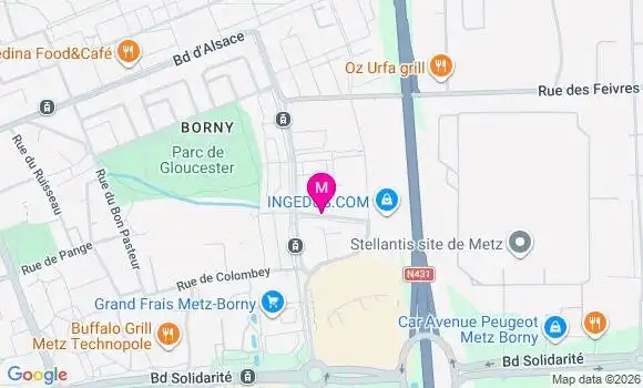 Localisation Mtre Thill Nathalie