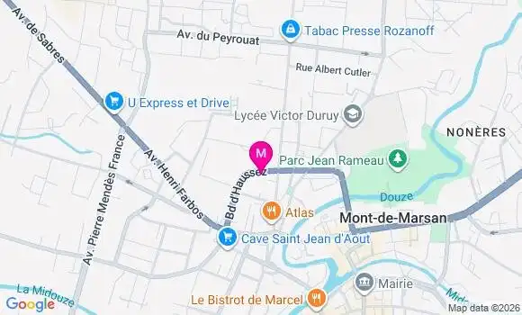 Localisation Mtre Mira Katy