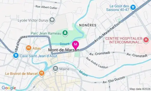 Localisation Mtre Molinier Juliette