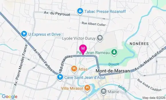Localisation Mtre Pradines Roxane