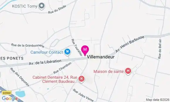 Localisation Mtre Dony Marion