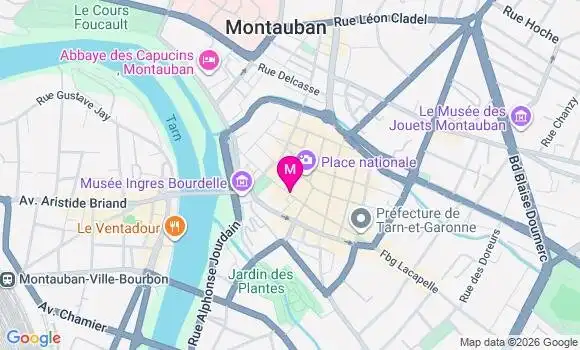 Localisation Mtre Arnal Claire