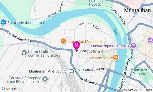 Localisation Mtre Hammoud Chobert Serghinia