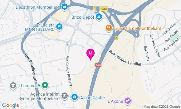 Localisation Mtre Jouffroy Lina