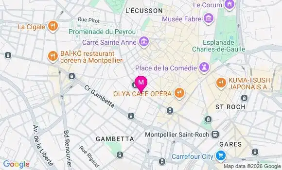 Localisation Mtre Blanc Aristide