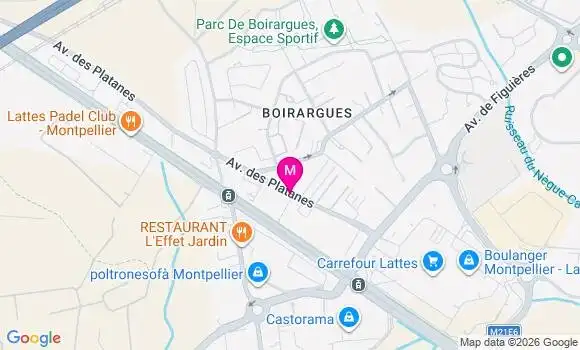 Localisation Mtre D