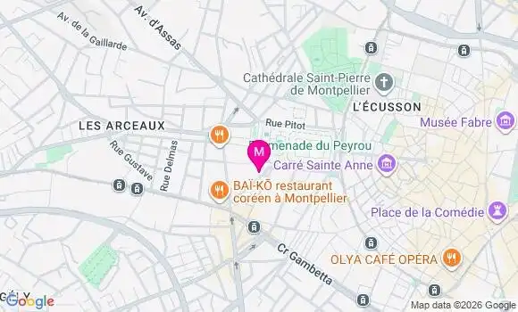 Localisation Mtre Daumur Gabriel