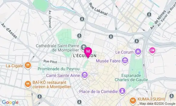 Localisation Mtre Fulachier Andie