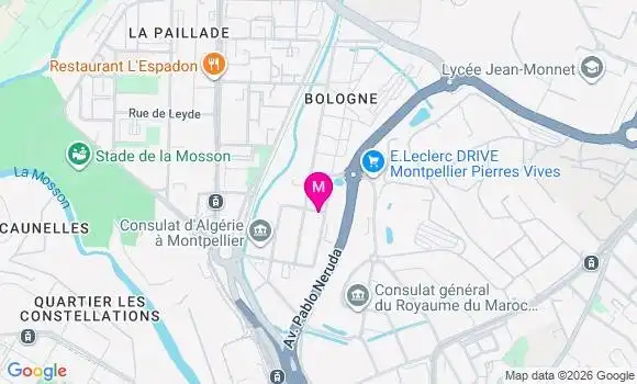 Localisation Mtre Gonzalez Camille
