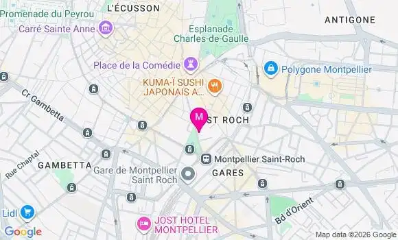 Localisation Mtre Guirao Davin Camille