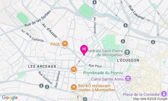 Localisation Mtre Jacquemot Marie