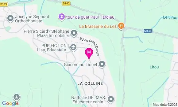 Localisation Mtre Jeanquier Eric