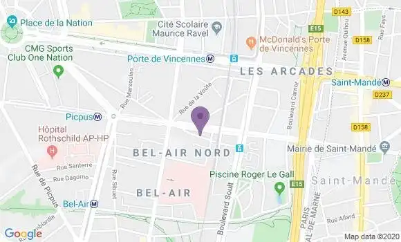 Localisation Mtre Forest Vergez Muriel