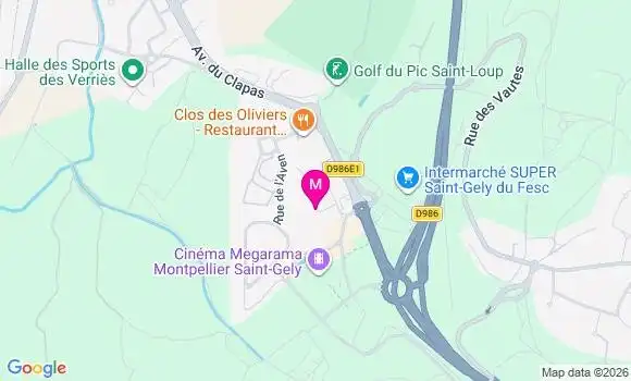 Localisation Mtre Laget Grégoire