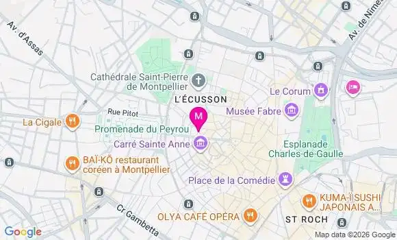 Localisation Mtre Laville Violette
