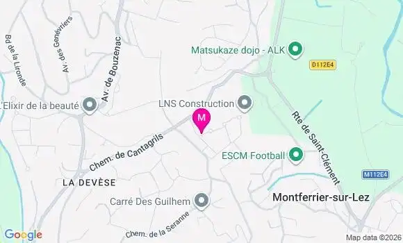 Localisation Mtre Martin Nicolas