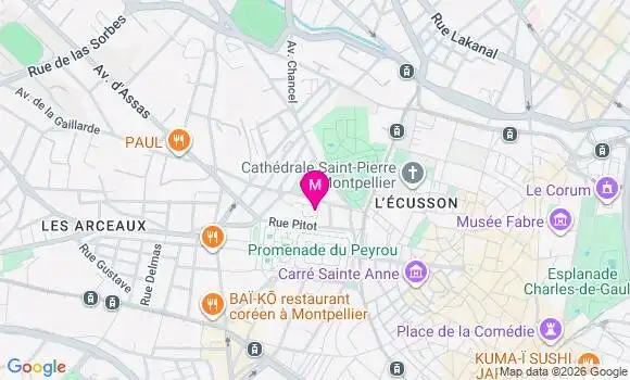 Localisation Mtre Nocca Benjamin