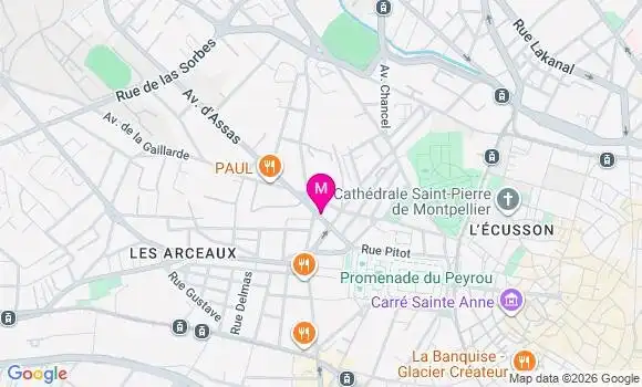 Localisation Mtre Raymond Guillaume