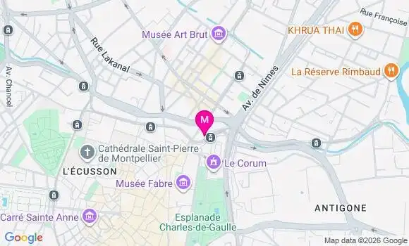 Localisation Mtre Satre Lara